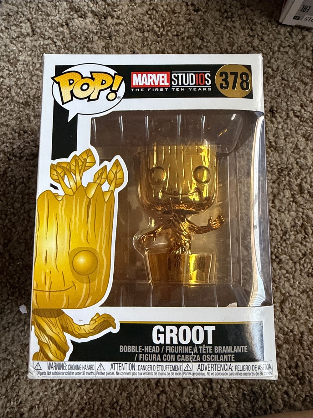 Funko Gold Chrome Groot Pop! Vinyl Figure